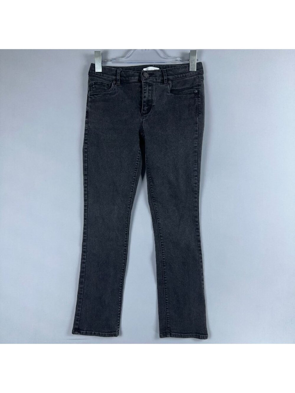 Ann Taylor Loft Jeans Womens Size 4/27 Gray Mid Rise Skinny Stretch Medium Wash